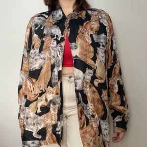 Silky Cat Blouse